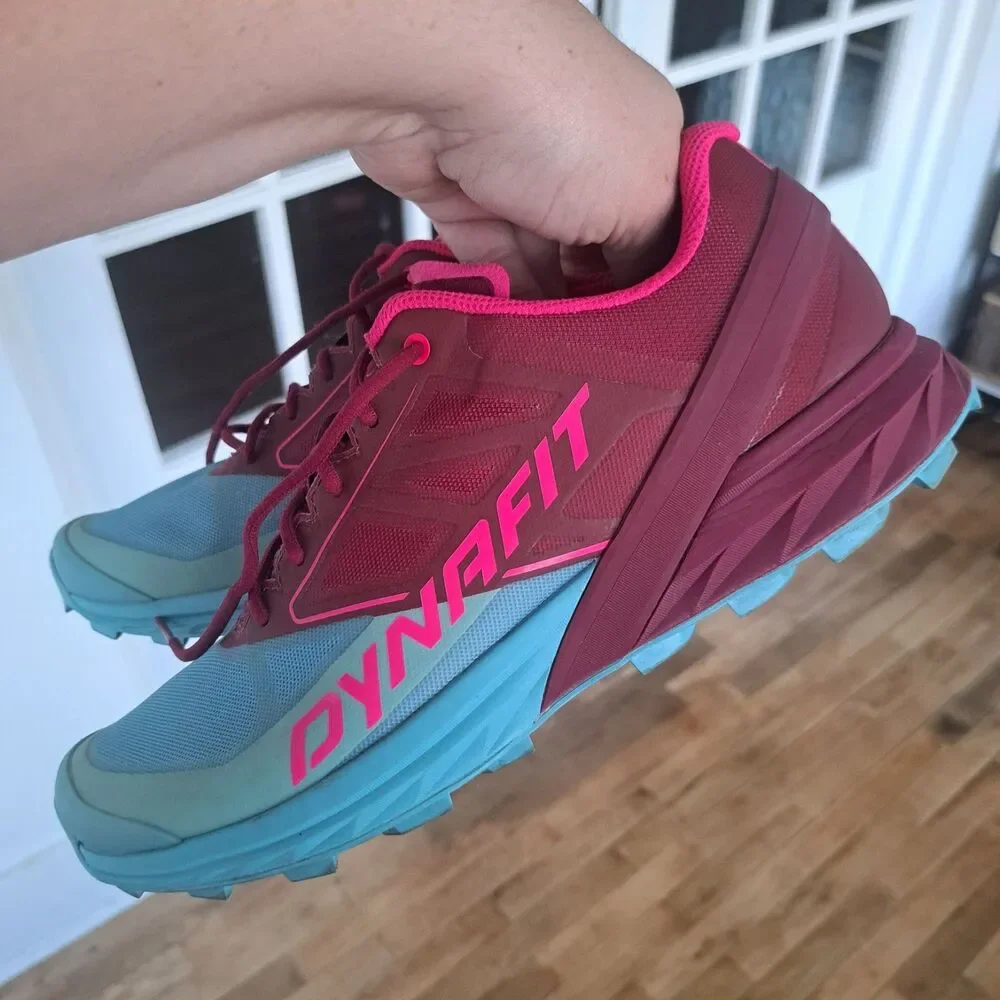 Dynafit Women's Alpine Trail Running Tennis Shoe Beet Pink/Marine Blue Size 11